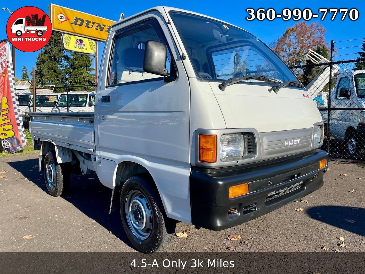 1992 Daihatsu Hi-Jet 4WD, 2Hi-4Hi-4Lo, 4MT, Like New