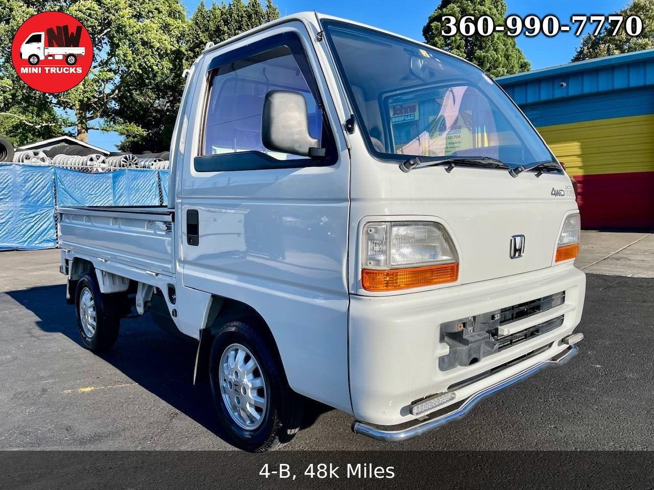 1995 Honda Acty Town RealTime 4WD, Mid-Engine, AC, 5MT, Rare!