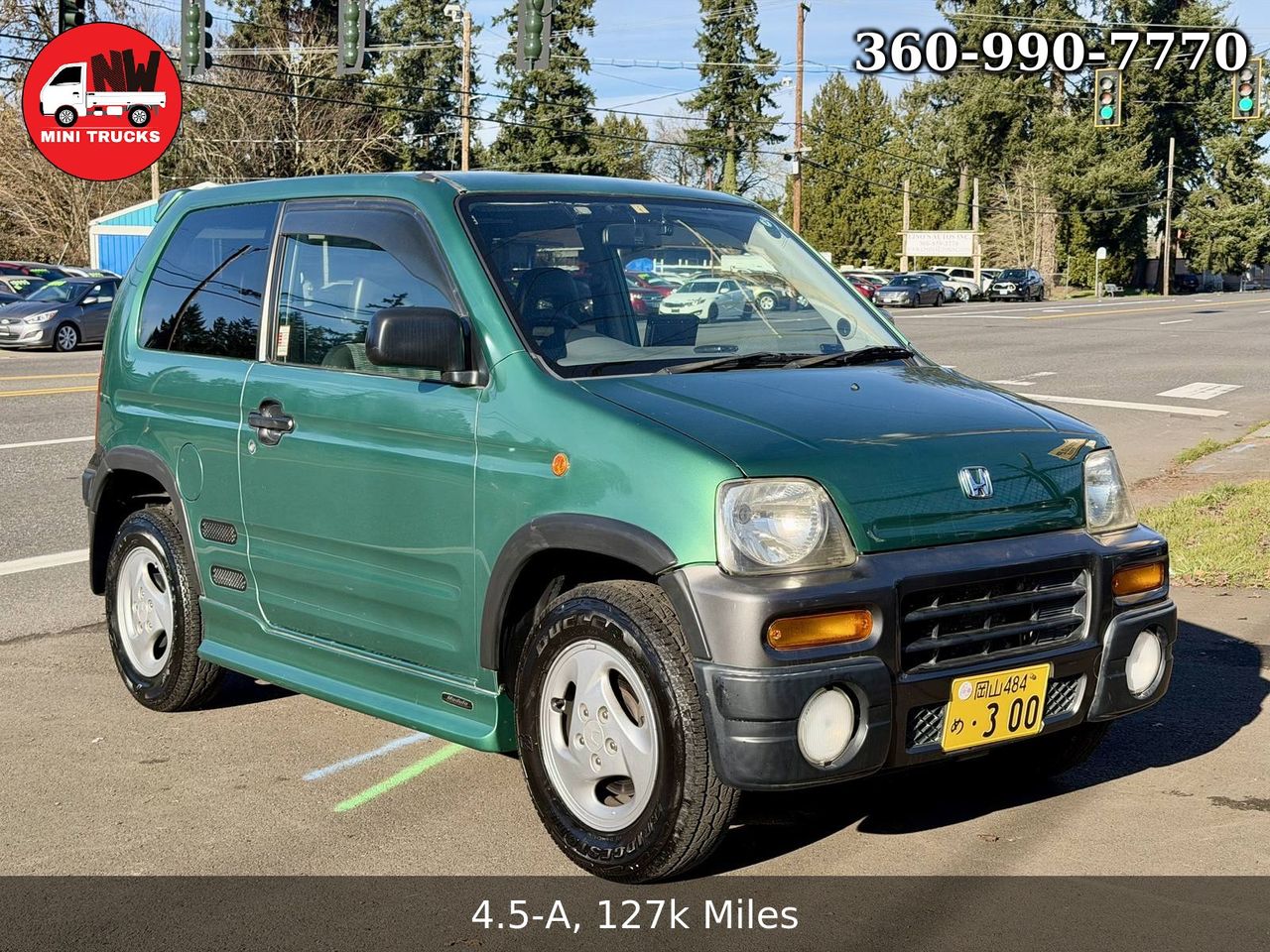 2000 Honda Z UM-4 Turbo AWD, Mid-Engine, AC, PS, PW, PL, Airbags