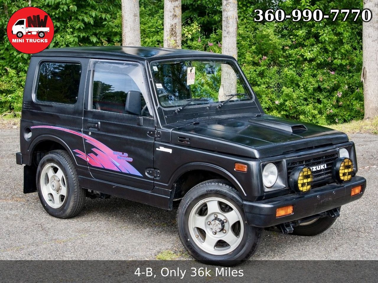 1992 Suzuki Jimny Wild Wind Turbo Intercooled 4WD, 2Hi-4Hi-4Lo, 5MT