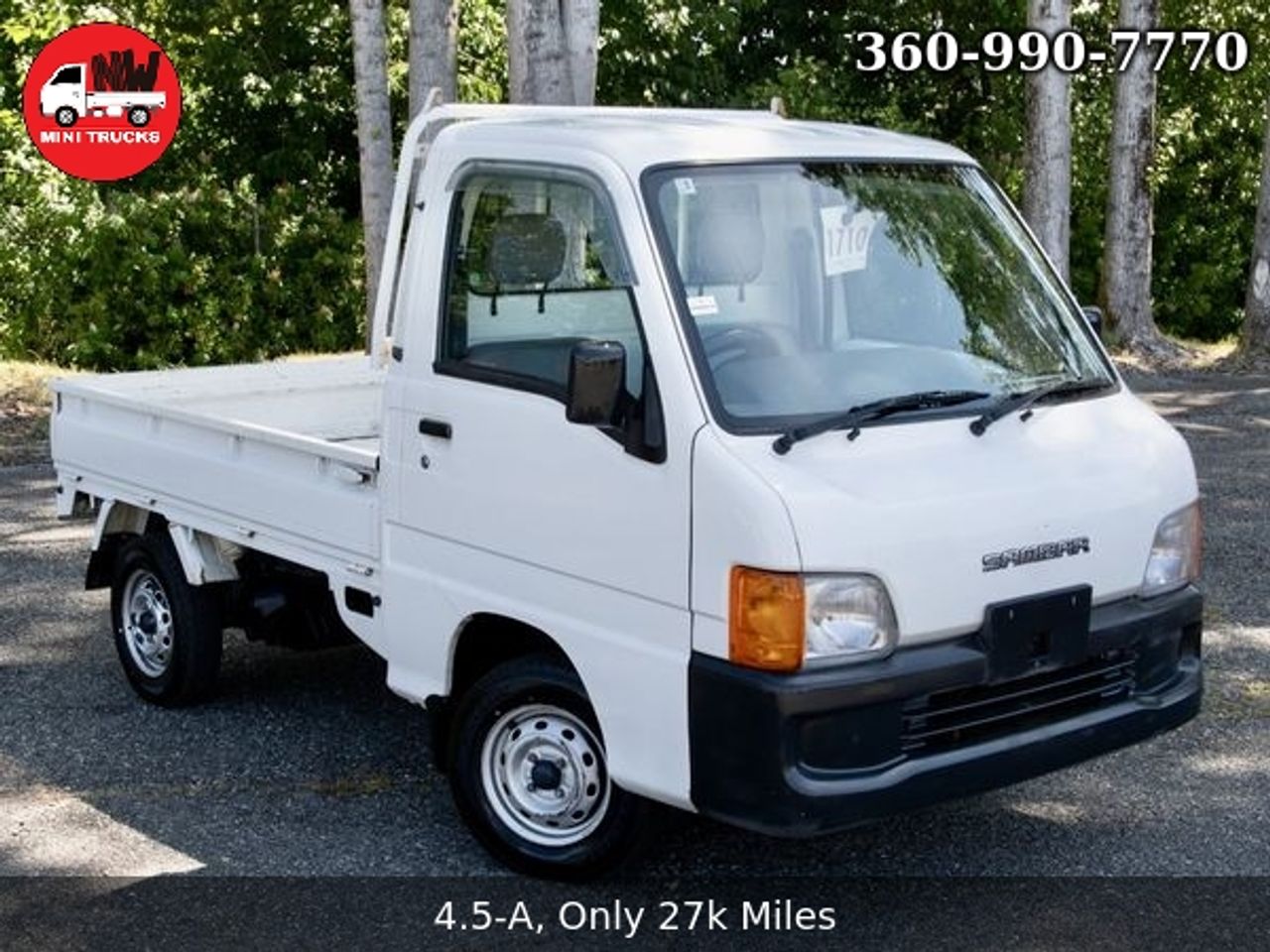 2000 Subaru Sambar EFI 4WD, 2Hi-4Hi, EL Gear, PS, Airbag, 5MT