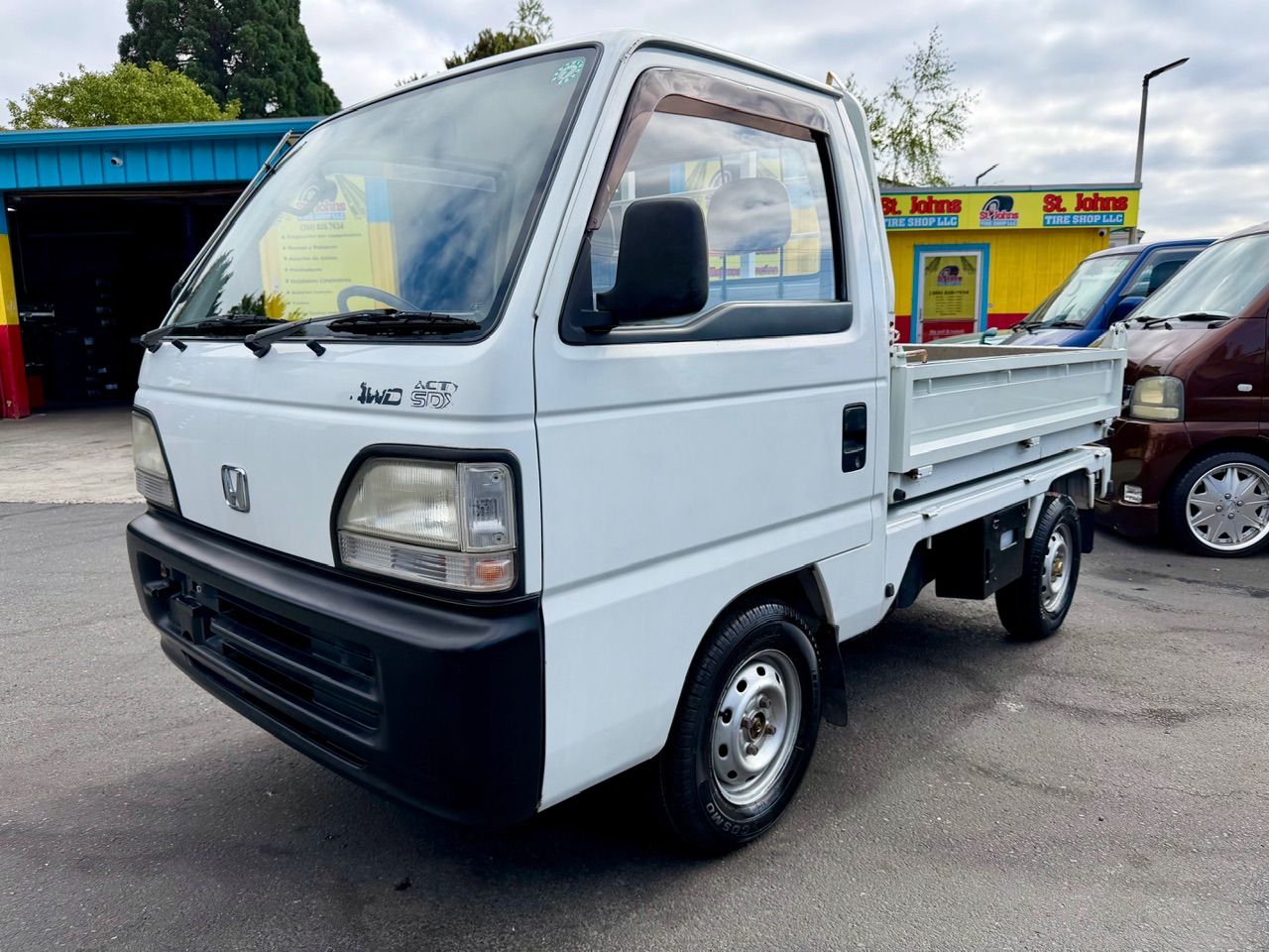 1994 Honda Acty HD Dump RealTime 4WD, Mid-Engine, AC, 5MT