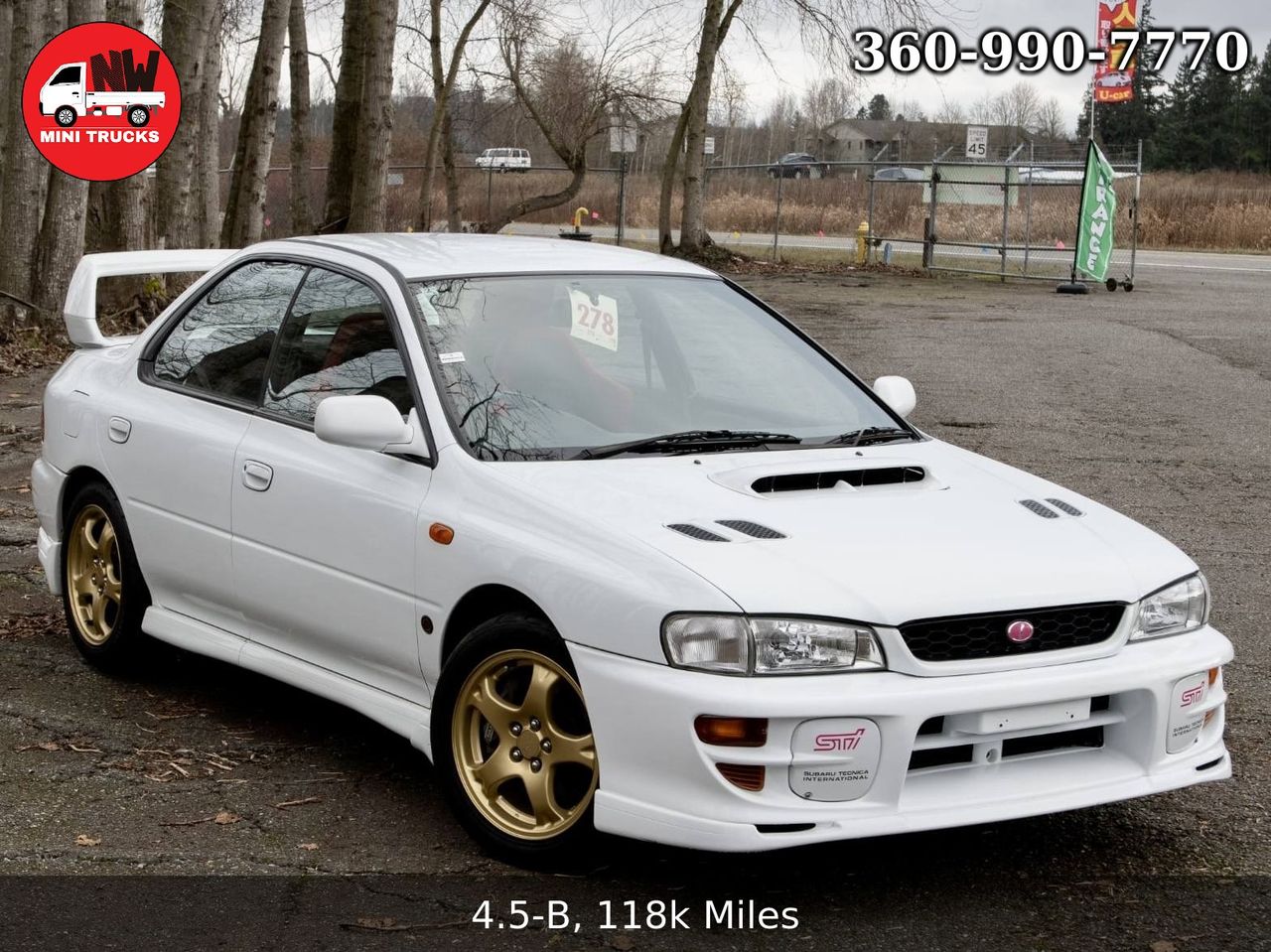 2000 Subaru Impreza WRX STI Version 6 4WD, PS, PW, PL, AC, 5MT