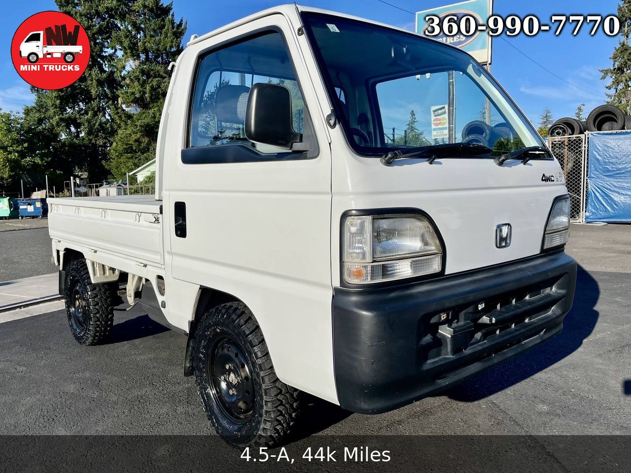 1996 Honda Acty Super Delux RealTime 4WD, Mid-Engine, 5MT
