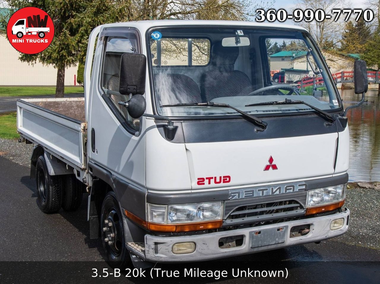 1996 Mitsubishi Canter GUTS Diesel 1.5 Ton Rwd Dually, PW, PS, AC, 5MT