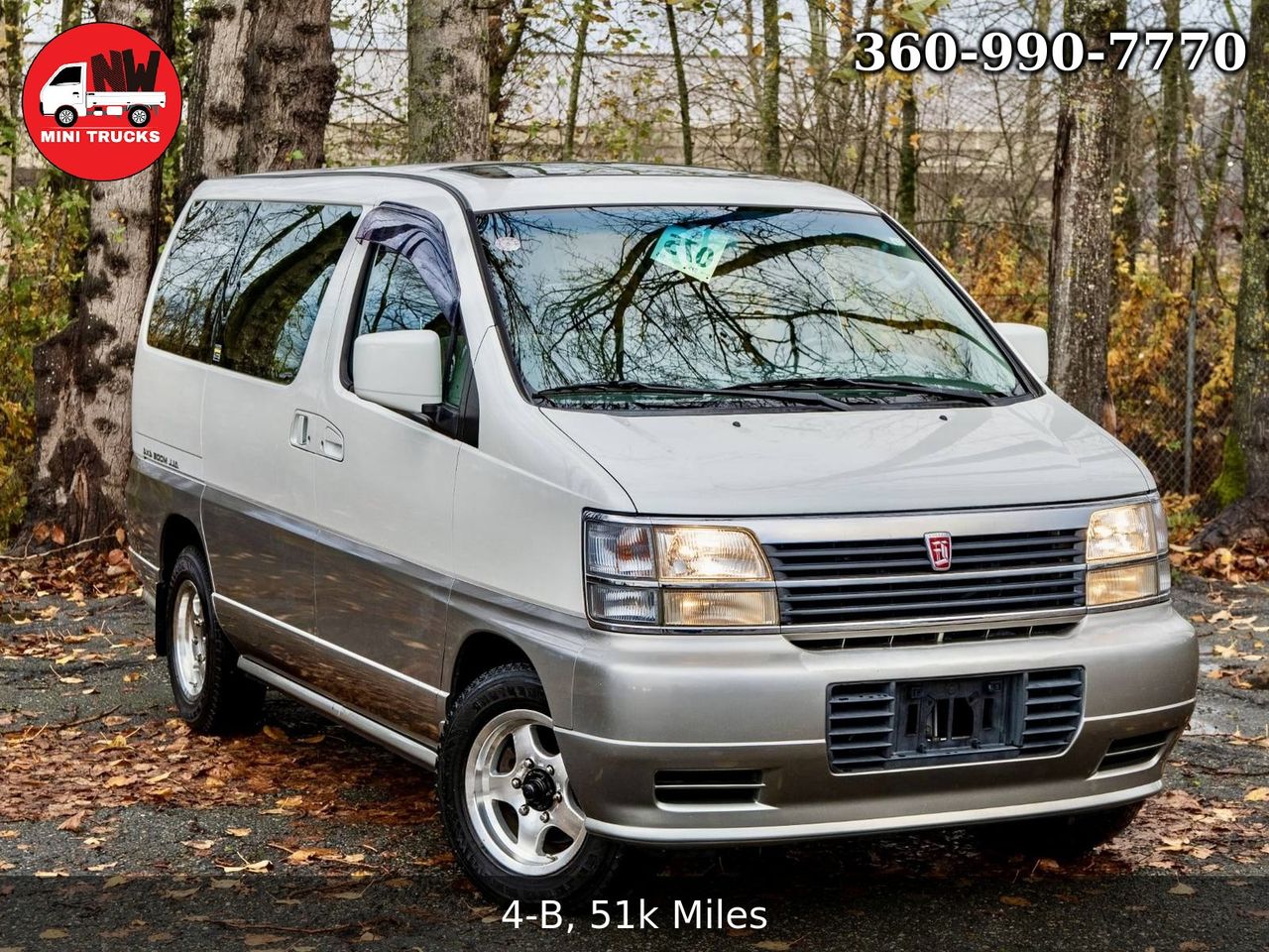 1998 Nissan Elgrand Caravan V 4WD, PW, PL, PS, PM, 8 Pass, Auto