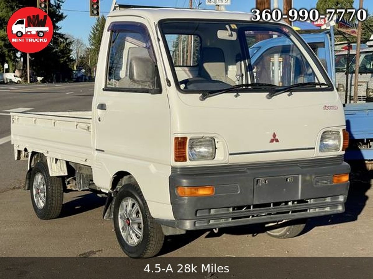 1995 Mitsubishi Minicab 4WD, 2Hi-4Hi-4Lo, PS, 5MT, Like New