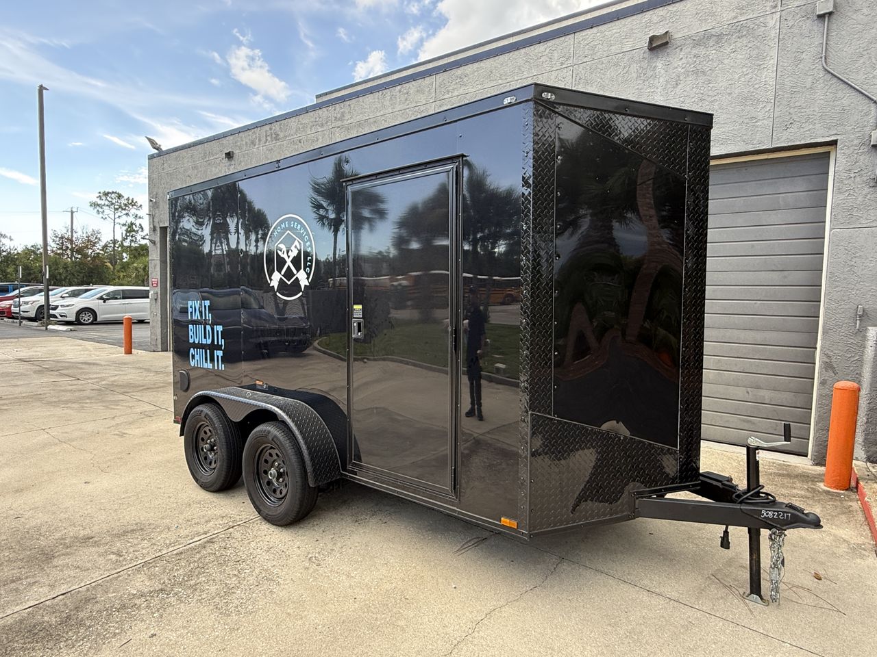 2025 Hook & Line Cargo LLC 6x12TA BlackOut 