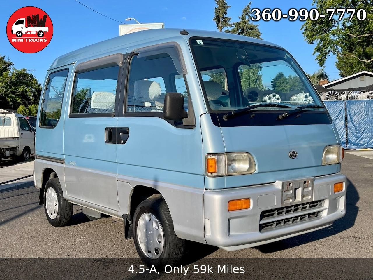 1996 Subaru Sambar Dias S EFI AWD, PS, AC, 5MT, Rare!