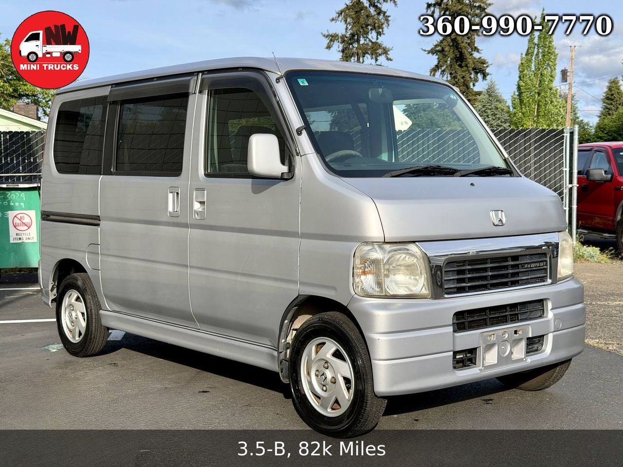 2001 Honda Vamos Turbo RWD, PS, PW, PL, AC, Automatic, Rare!