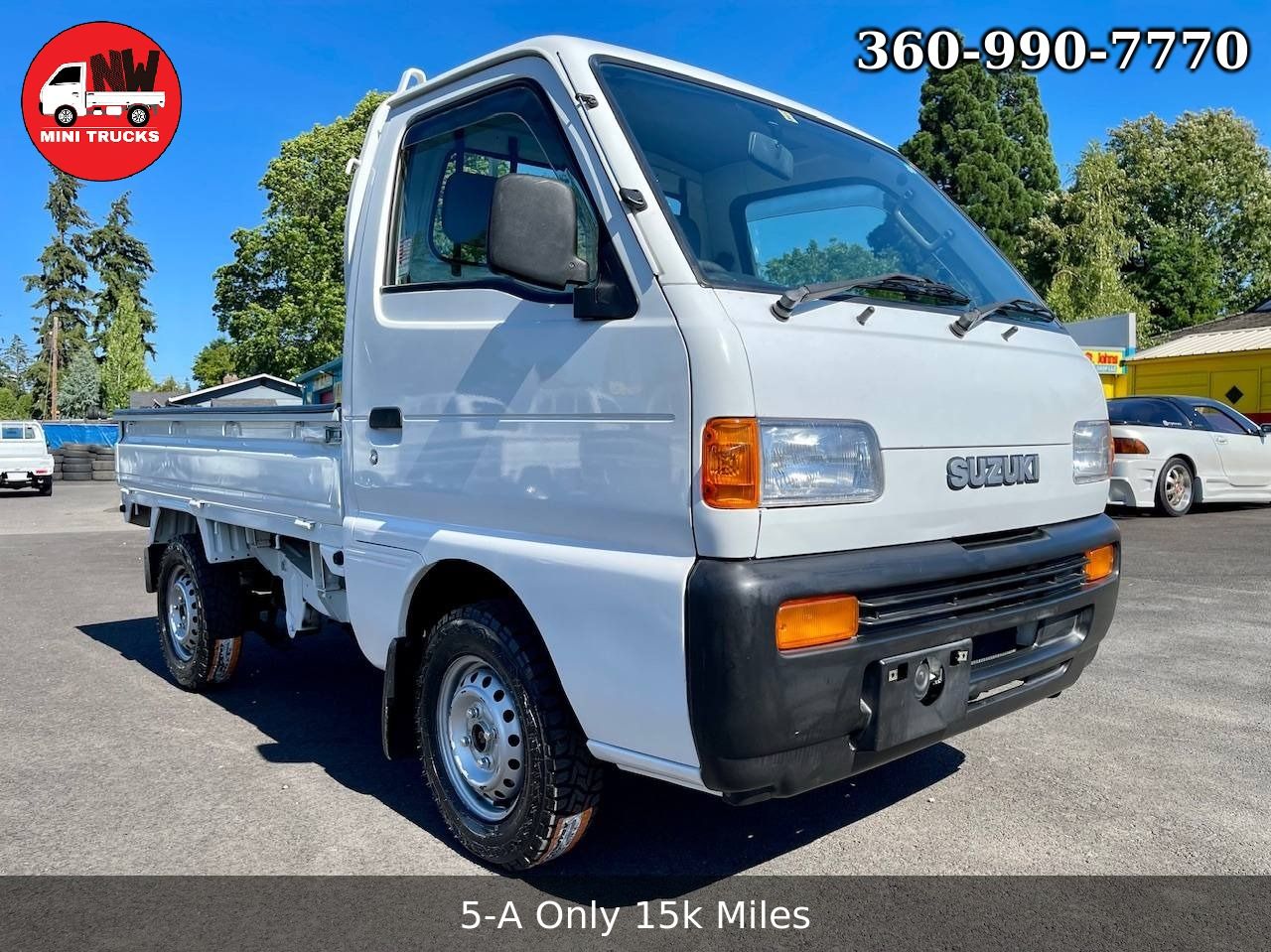 1996 Suzuki Carry 4WD, Axle Lock, 2Hi-4Hi, Extra Low Gear, 5MT, Rare!