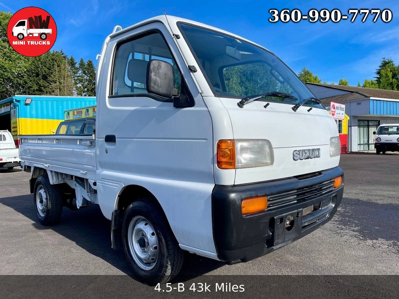 1997 Suzuki Carry 4WD, Axle Lock, 2Hi-4Hi-4Lo, 4MT, Like New!