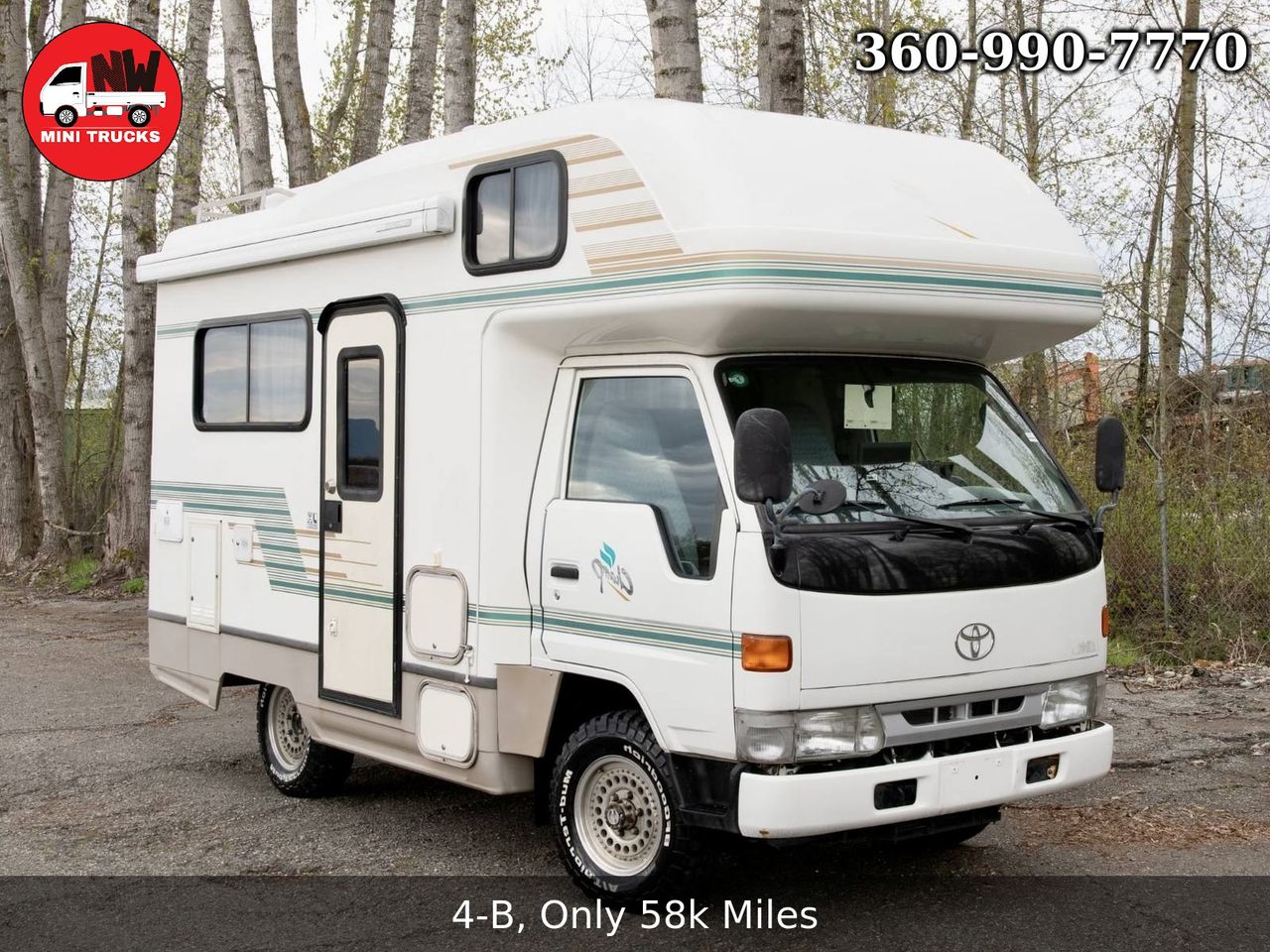 2000 Toyota Camroad Champ Camper 4WD, Fully Loaded, Auto