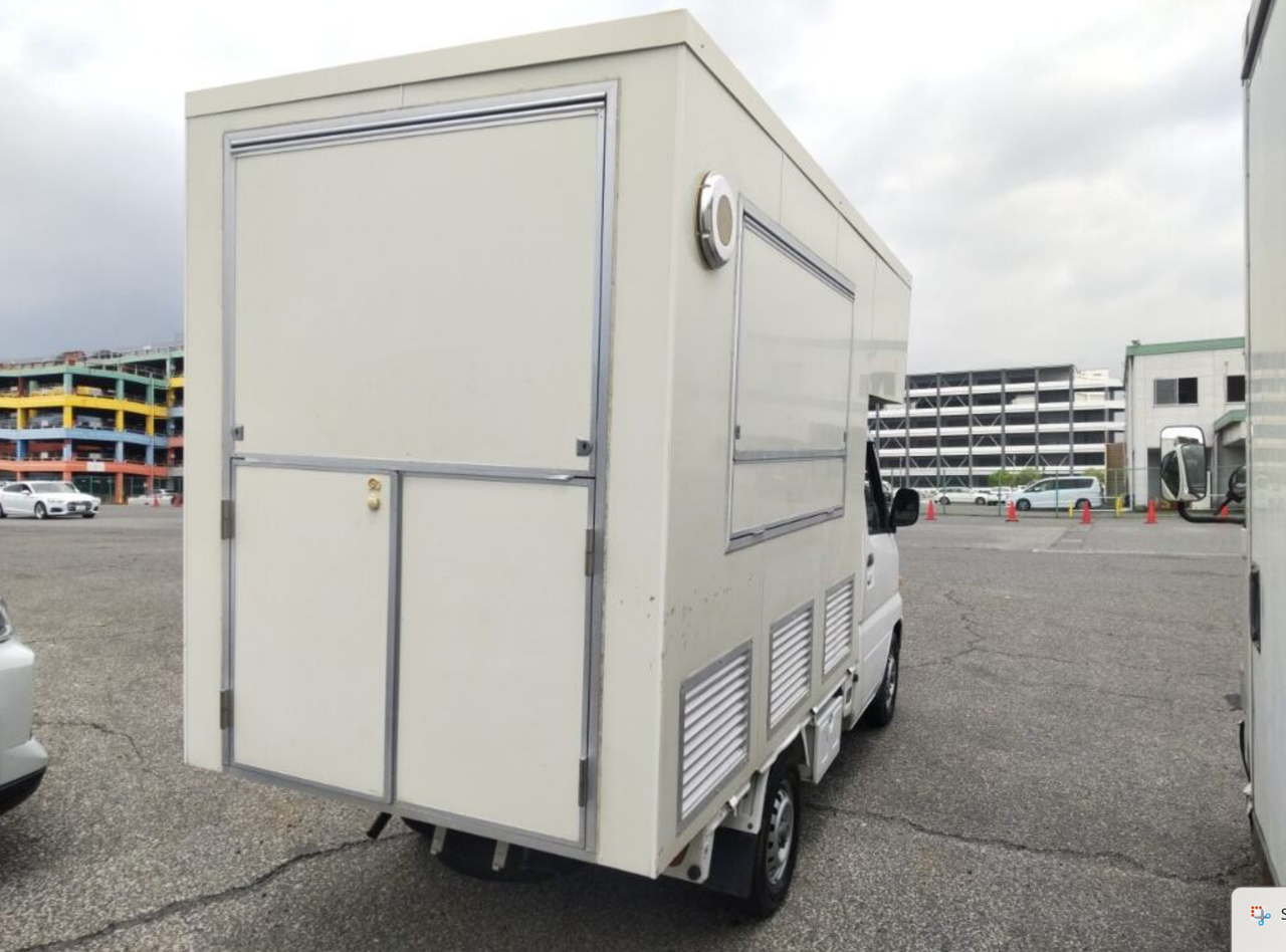2001 Mitsubishi Minicab EFI Food Truck w/ Dual Windows, AC, PS, 5MT