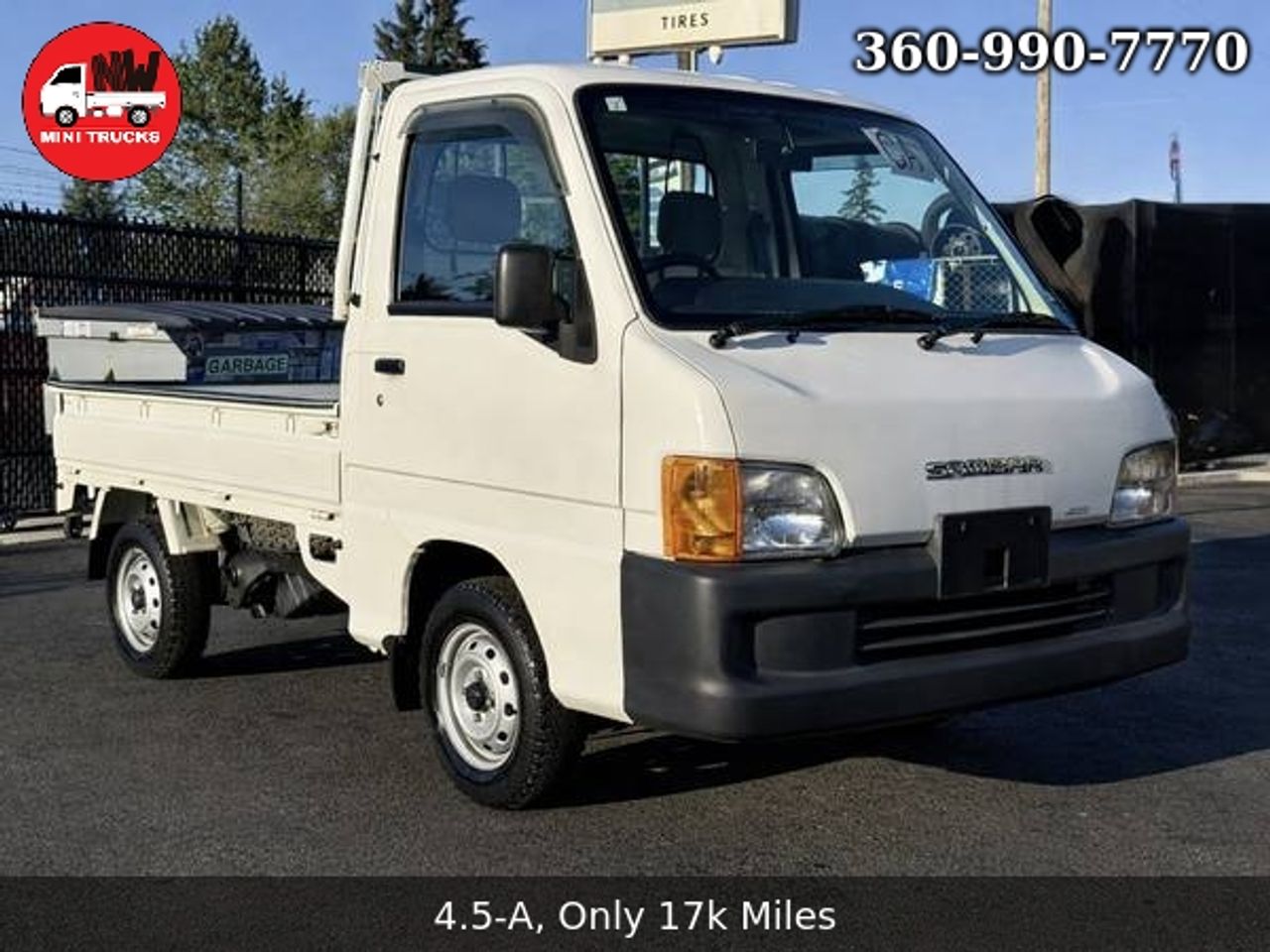 2000 Subaru Sambar EFI 4WD, 2Hi-4Hi, EL Gear, PS, AC, 5MT, Like New!
