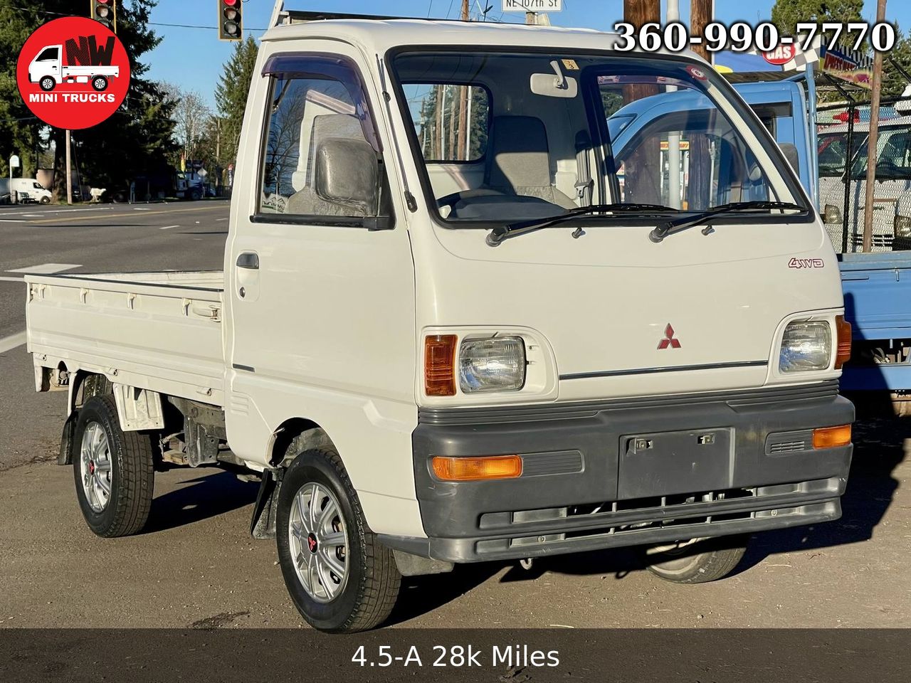 1995 Mitsubishi Minicab 4WD, 2Hi-4Hi-4Lo, PS, 5MT, Like New