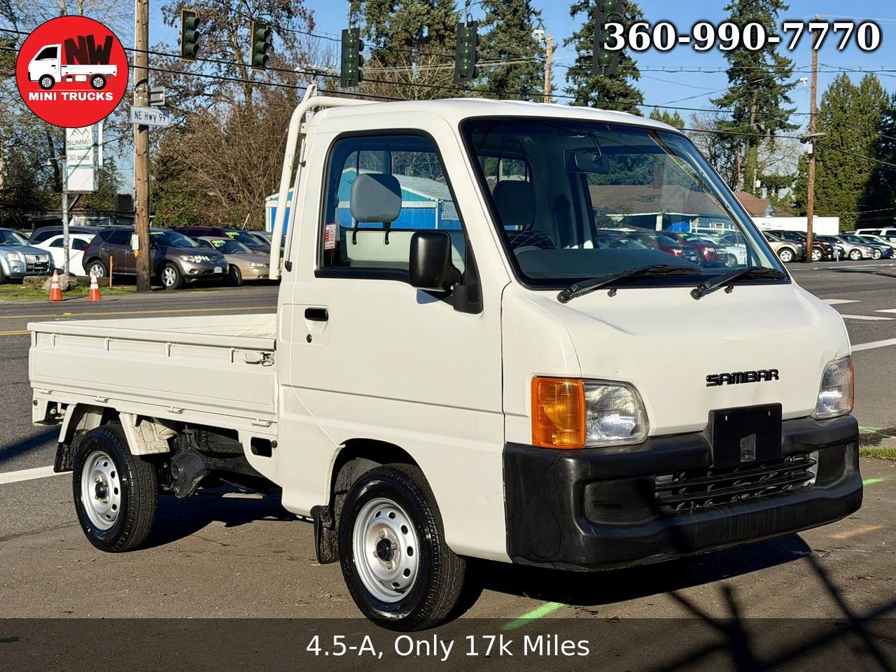 2000 Subaru Sambar EFI 4WD, 2Hi-4Hi, EL Gear, Airbag, 5MT