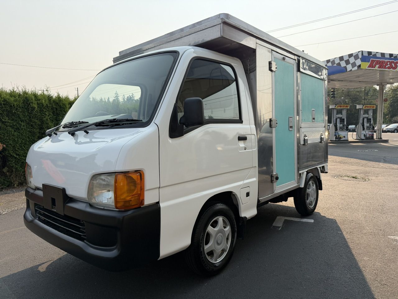 1999 Subaru Sambar EFI 2WD, PS, AC, Airbag, PopTop Food Truck
