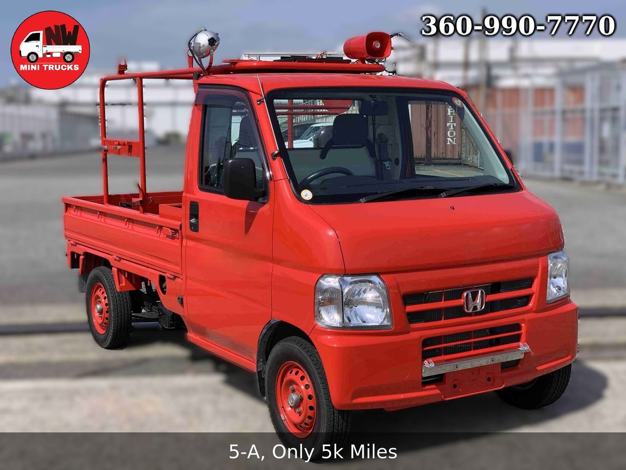 2001 Honda Acty Attack Fire EFI RealTime 4WD, PS, 5MT, UL-UR Difflock