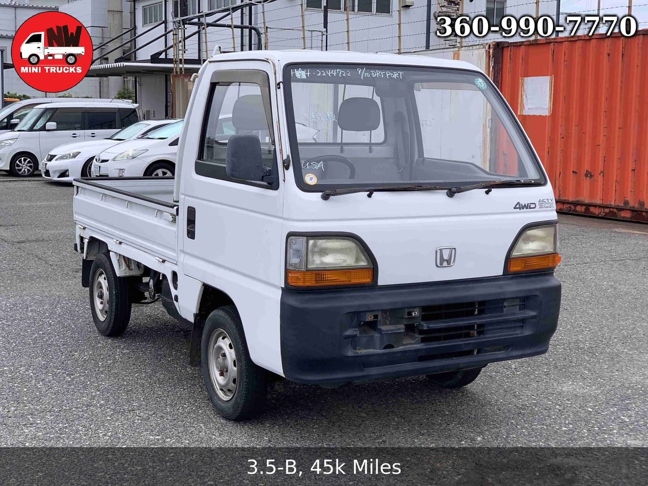 1996 Honda Acty Super Delux RealTime 4WD Mid-Engine, 5MT