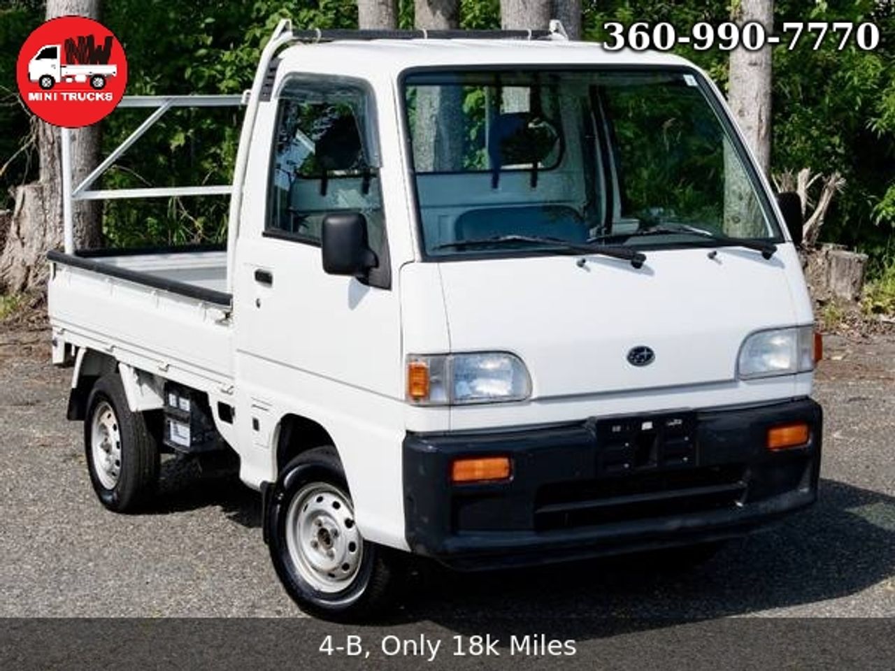 1998 Subaru Sambar 4WD, 2Hi-4Hi, EL Gear, 5MT, Like New!
