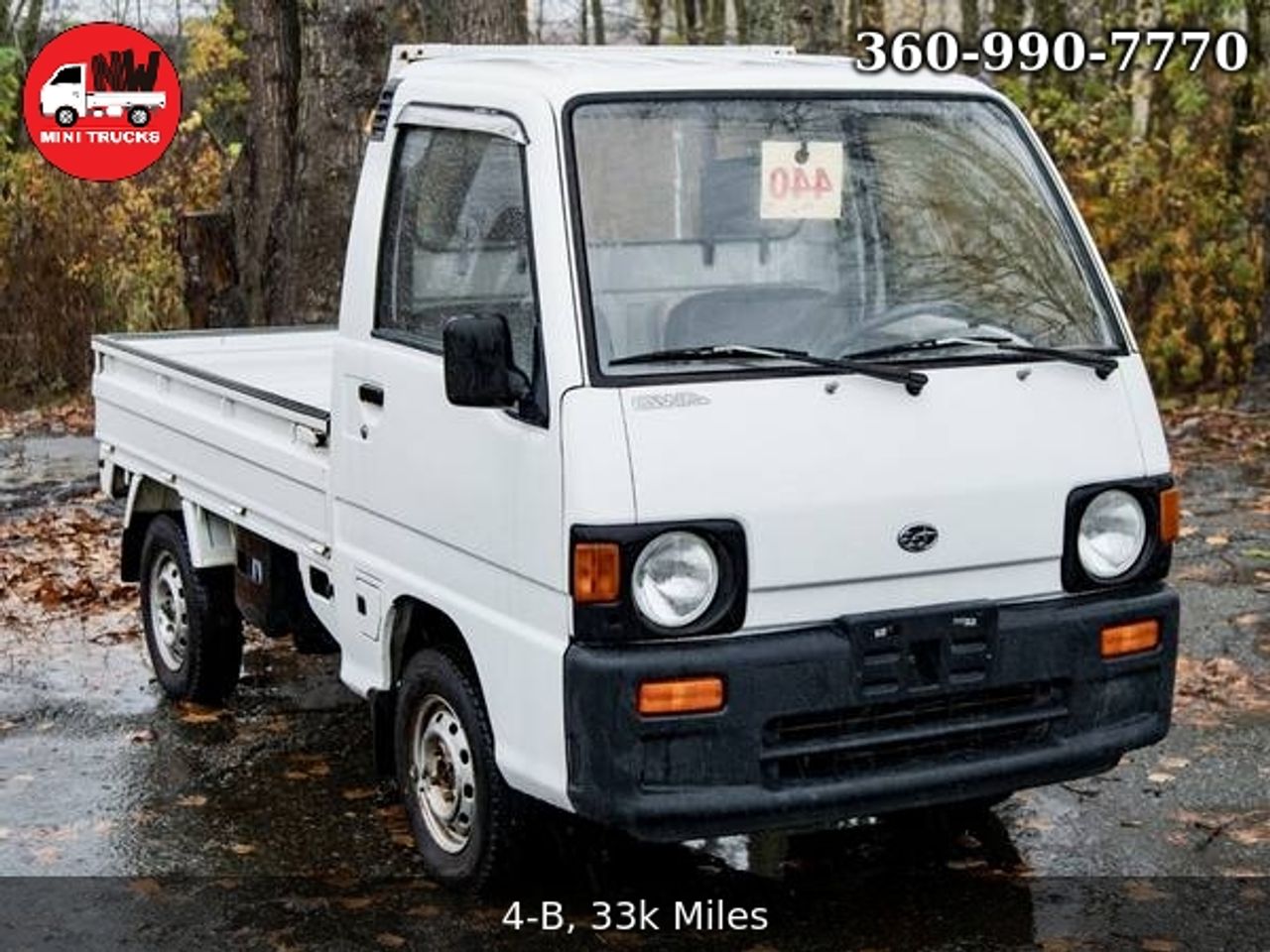 1991 Subaru Sambar 4WD, 2Hi-4Hi, EL Gear, 5MT