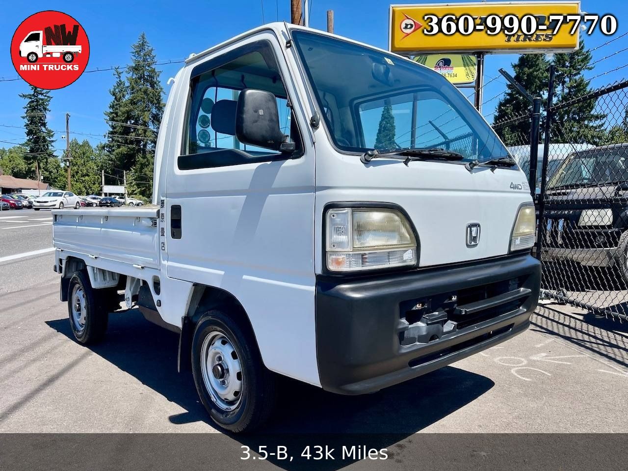 1996 Honda Acty Super Delux Realtime 4WD, Mid Engine, 5MT, AC