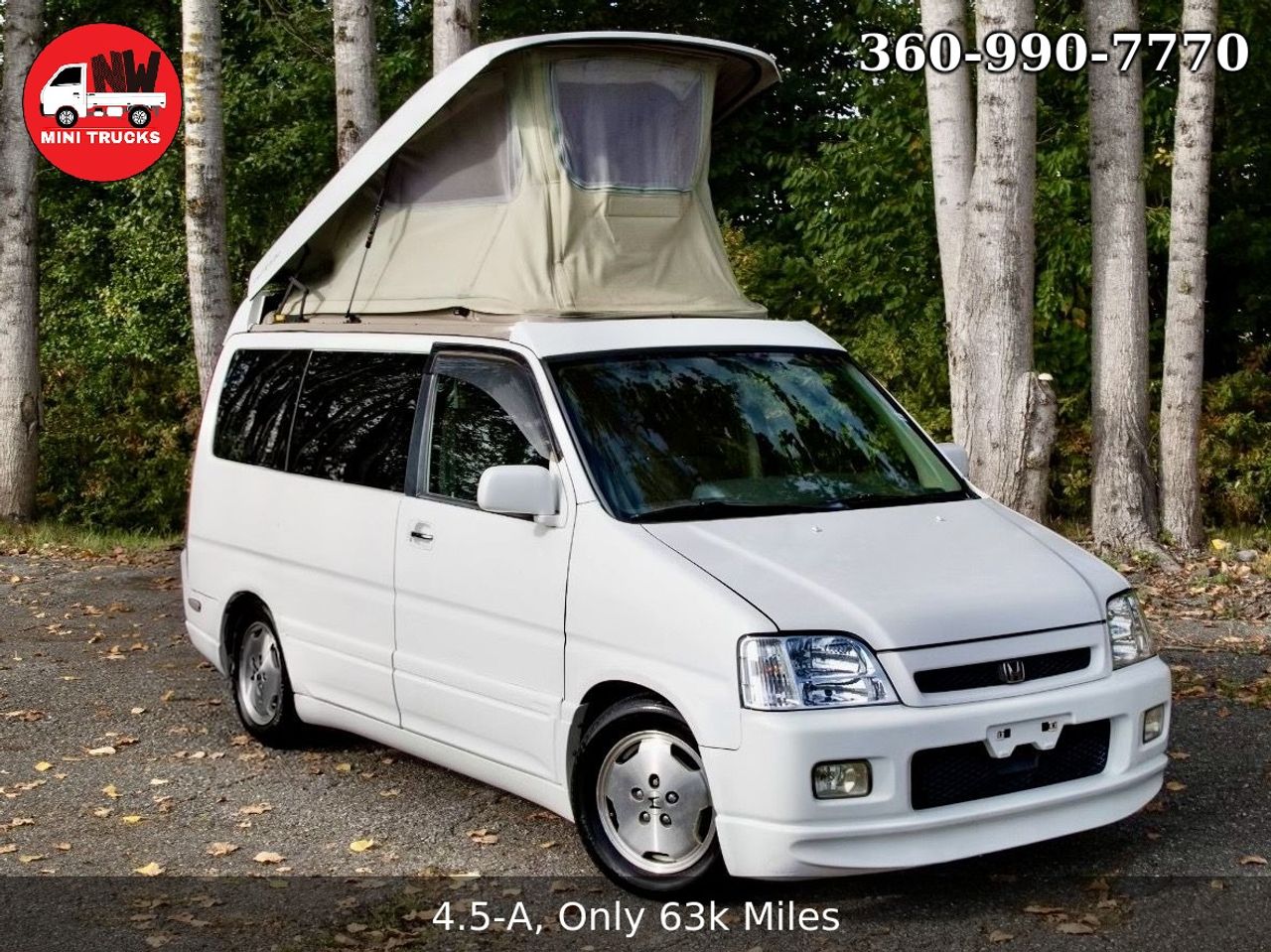 1999 Honda Step Wgn  Field Deck Camper Aero Kit, Fully Loaded, Auto