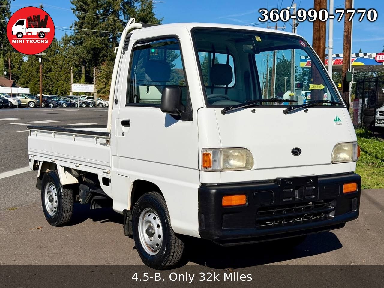 1996 Subaru Sambar 4WD, 2Hi-4Hi, Extra Low Gear, 5MT