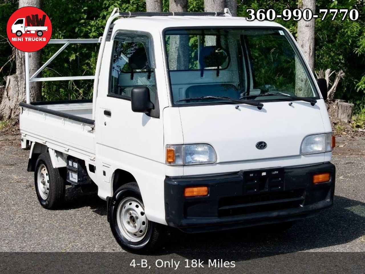 1998 Subaru Sambar 4WD, 2Hi-4Hi, EL Gear, 5MT, Like New!
