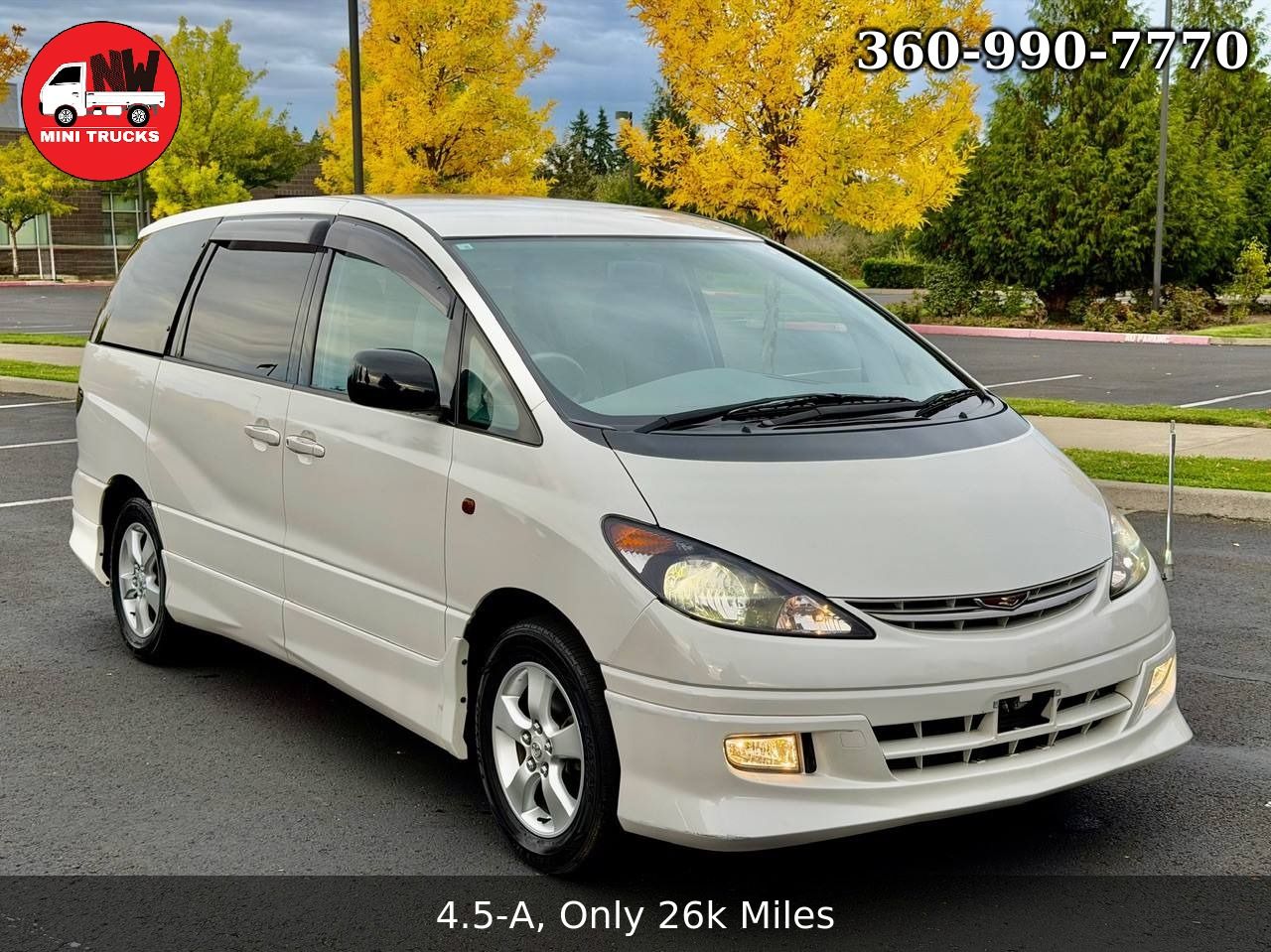 2000 Toyota Estima 3.0 Aeras FWD, AC, PS, PW, PL, 8-Pass, Auto