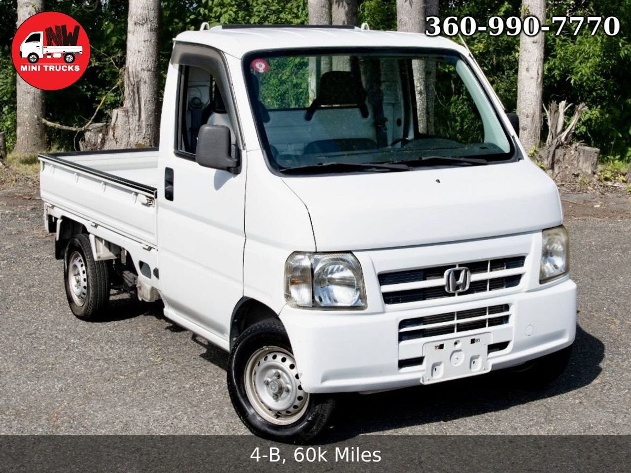 2001 Honda Acty EFI Realtime 4WD, AC, PS, Airbag, 5MT