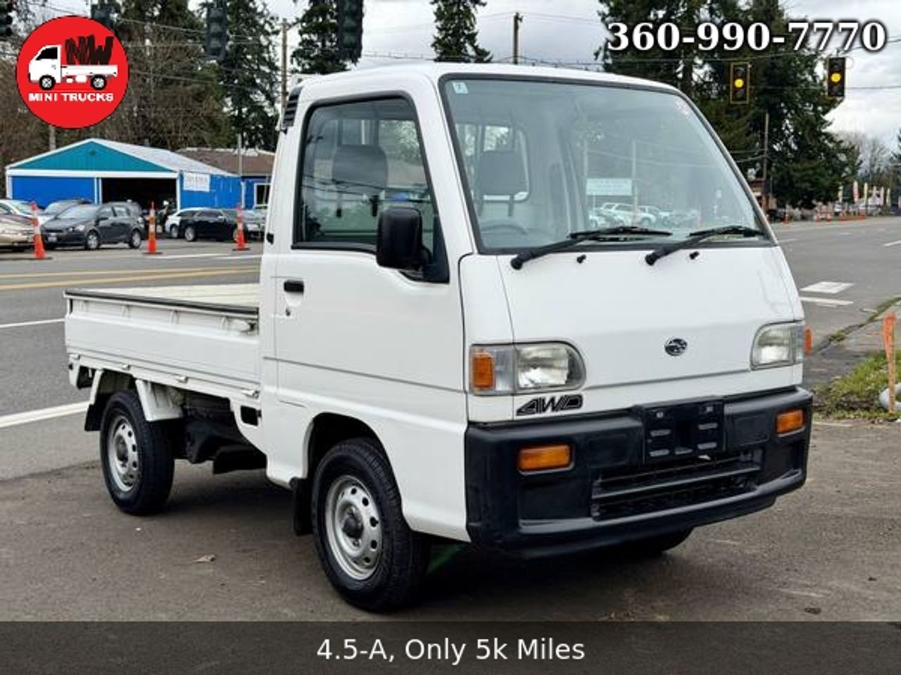 1995 Subaru Sambar 4WD, 2Hi-4Hi, Extra Low Gear, 5MT, Like New!