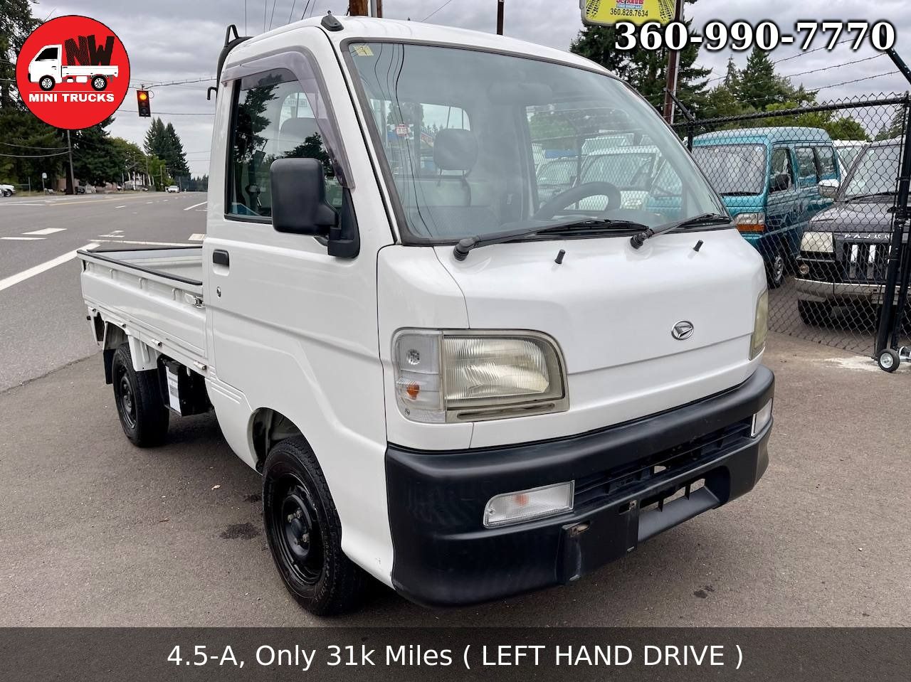 1999 Daihatsu Hi-Jet EFI DLI 4WD, 2Hi-4Hi, 5MT, ***Left Hand Drive***
