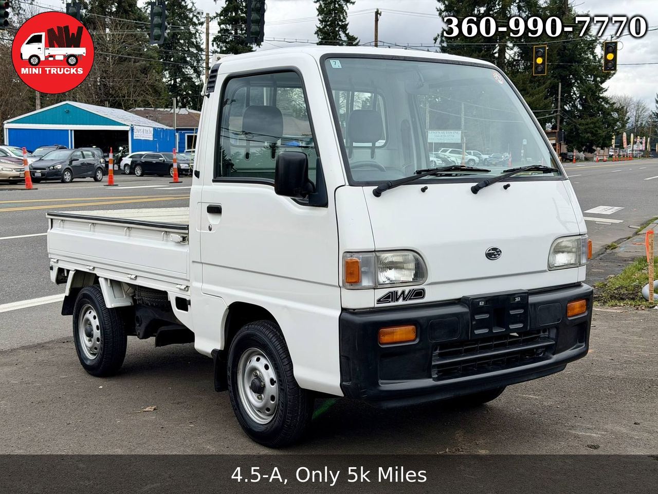 1995 Subaru Sambar 4WD, 2Hi-4Hi, Extra Low Gear, 5MT, Like New!