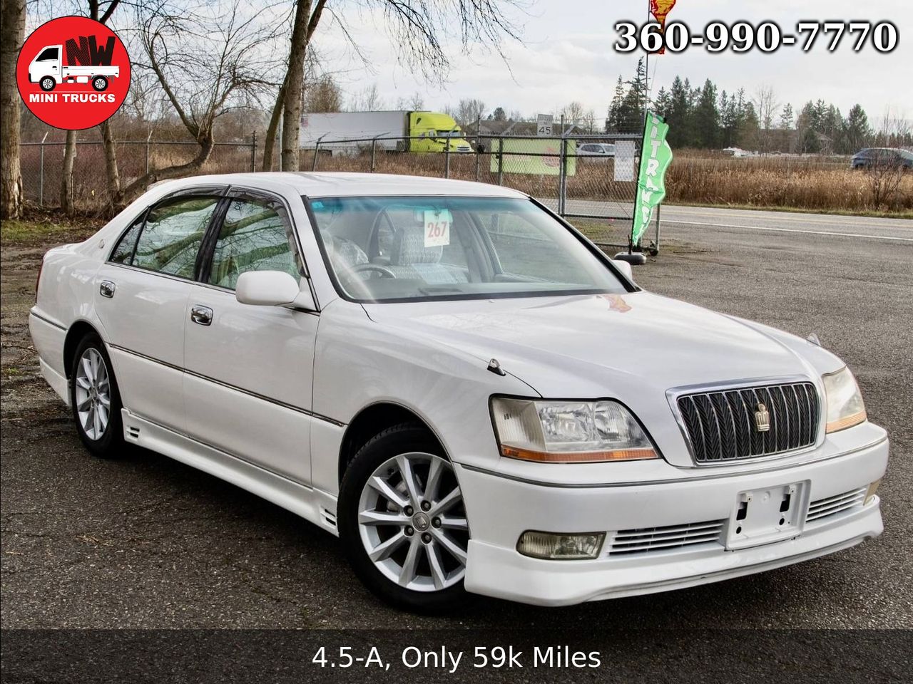 2001 Toyota Crown  Majesta V8 RWD, PS, PW, AC, Aero Kit, Automatic