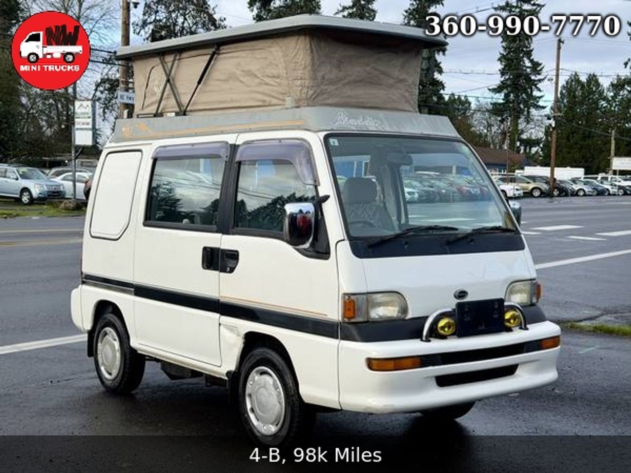 1998 Subaru Domingo Aladdin PopTop Camper 4WD, Automatic (1/83)