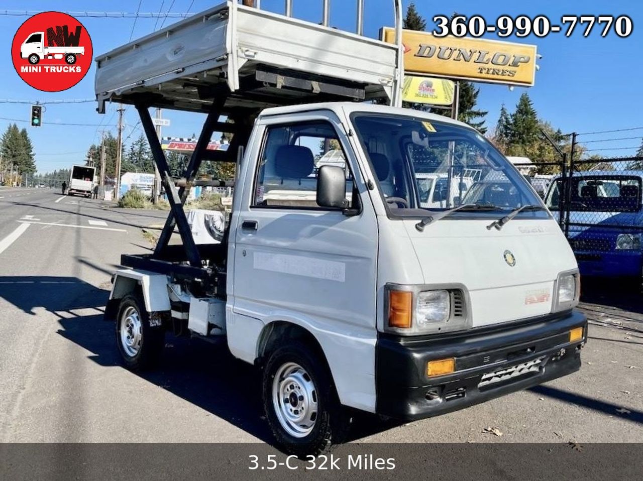 1992 Daihatsu Hi-Jet Scissor Dump 4WD, 2Hi-4Hi-4Lo, 4MT, DiffLock
