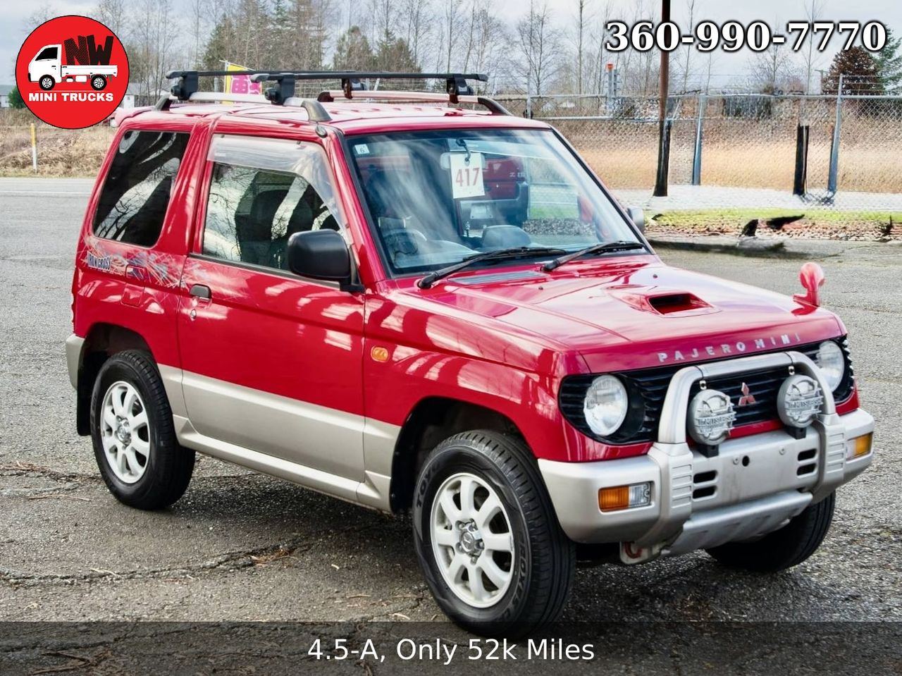 1997 Mitsubishi Pajero Mini Iron Cross 4WD, Turbo Intercooled, 5MT