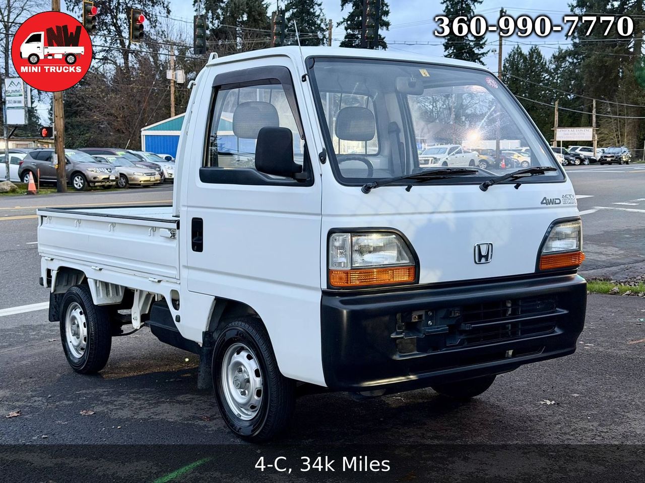 1995 Honda Acty Super Delux RealTime 4WD Mid-Engine, AC, 5MT