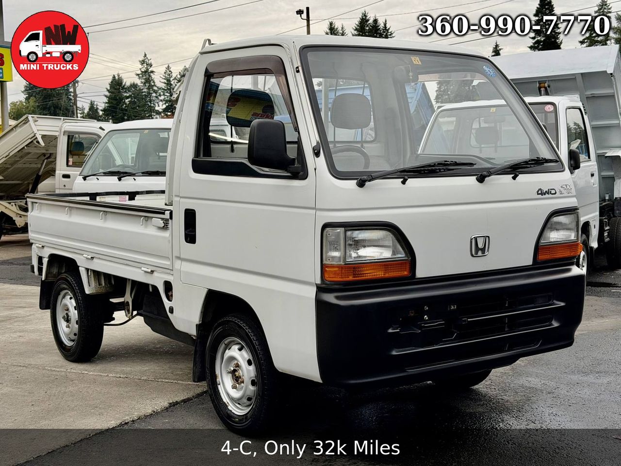 1994 Honda Acty Super Delux RealTime 4WD, Mid-Engine, 5MT