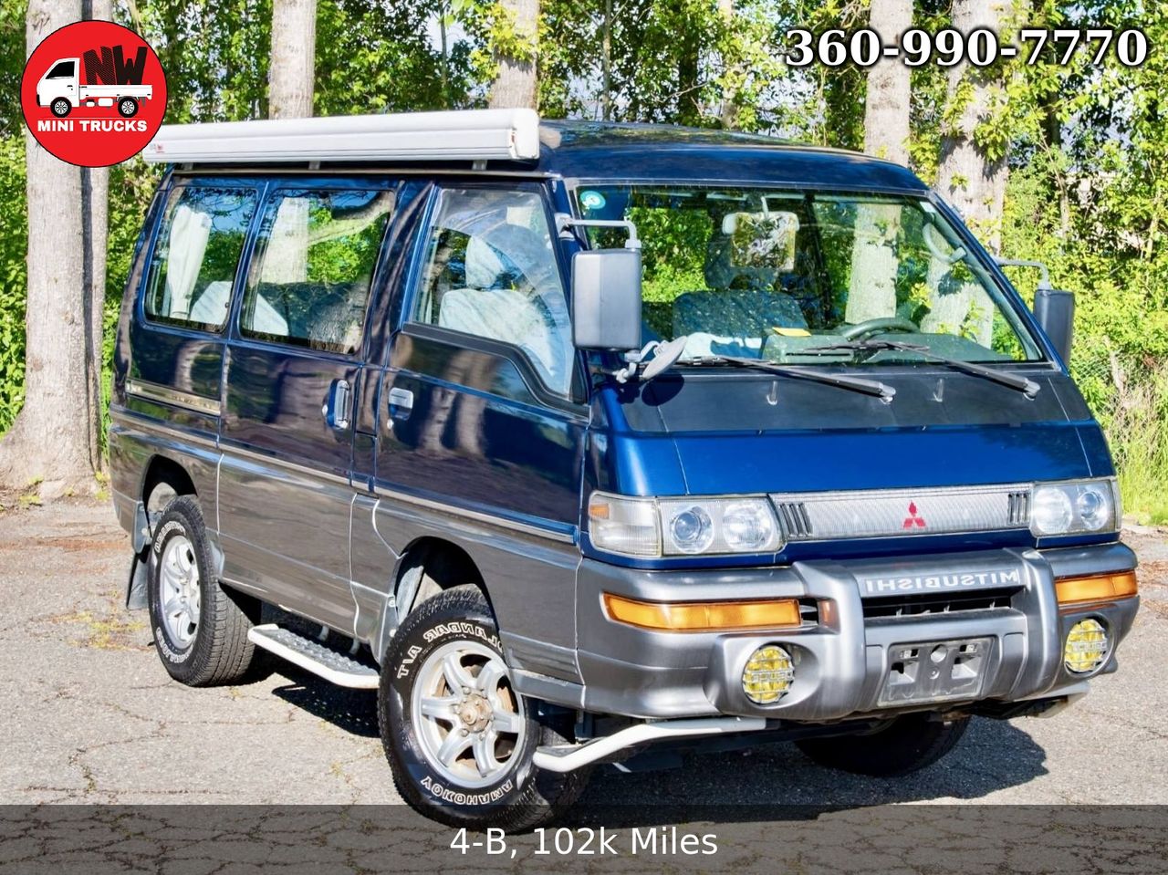 1999 Mitsubishi Delica GLX Camper 4WD, 2Hi-4Hi-4Lo, Turbo Diesel