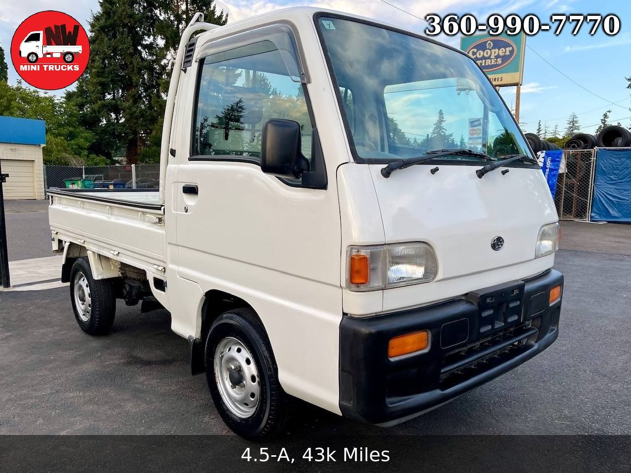 1998 Subaru Sambar 4WD, 2Hi-4Hi, EL Gear, AC, 5MT, Like New!