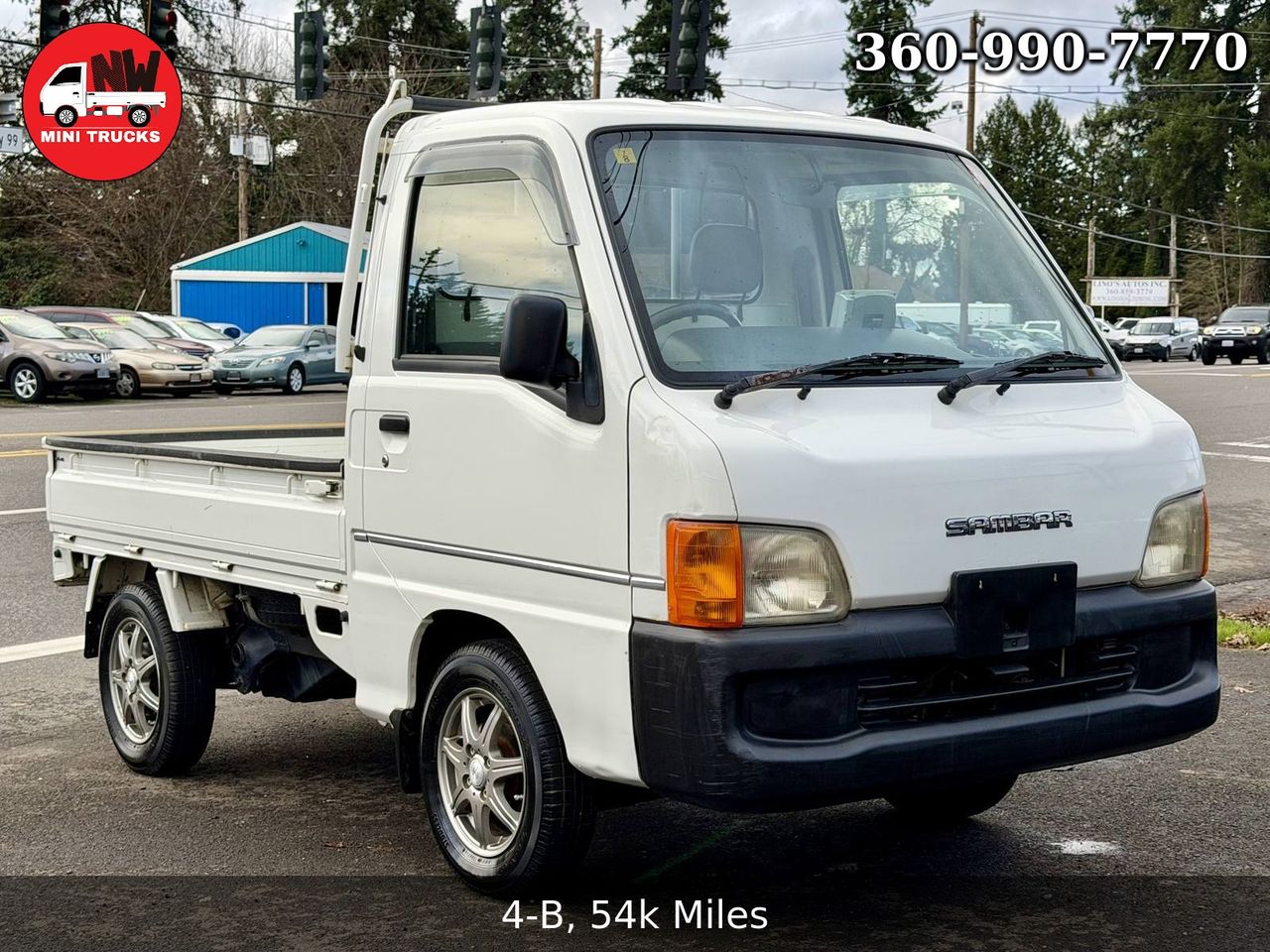 1999 Subaru Sambar EFI  4WD, 2Hi-4Hi, EL Gear, PS, AC, Airbag, 5MT