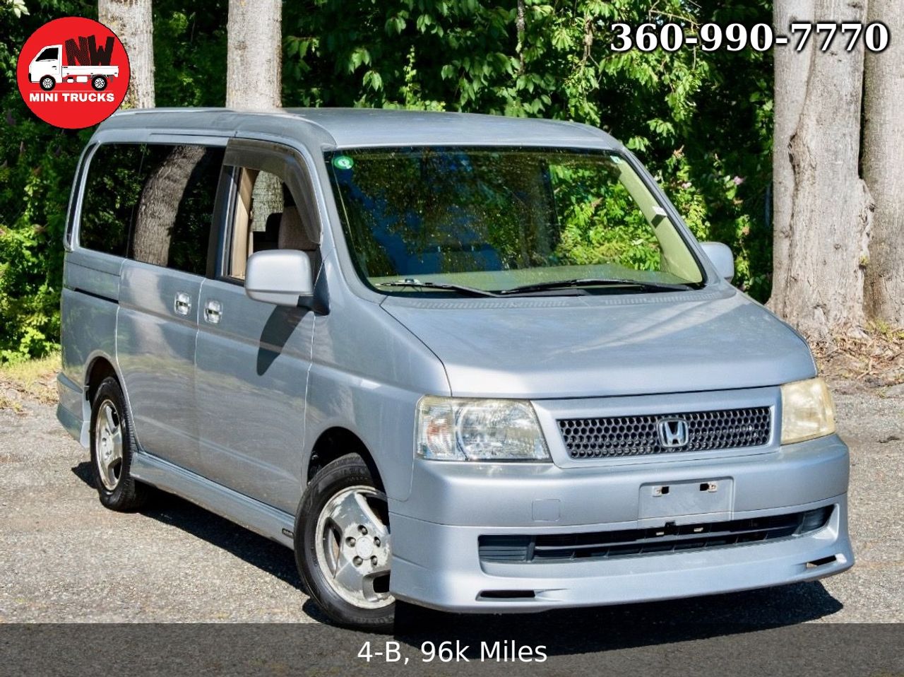 2001 Honda Step Wgn  Modulo Aero Kit K20A i-Vtec, FWD, AC, Auto