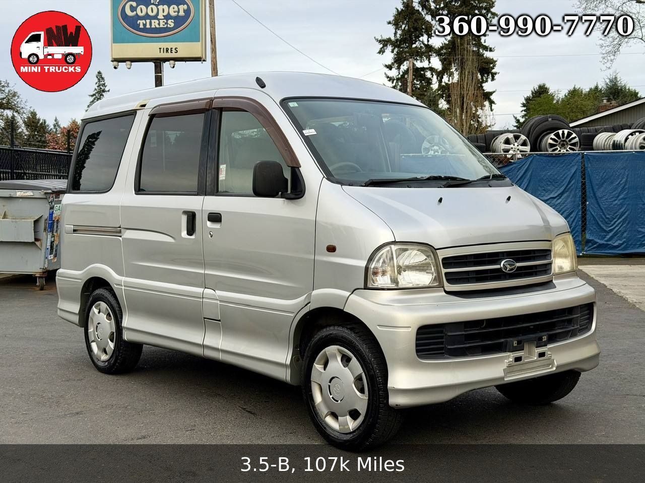 2001 Daihatsu Atrai 7 EFI 1.3L 4WD, PW, PL, PS, AC, 7 Passenger, 5MT