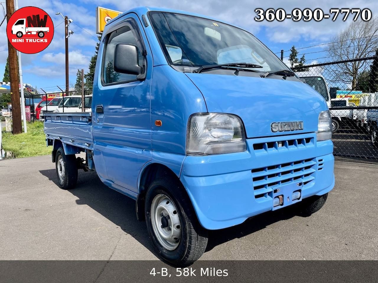2000 Suzuki Carry EFI 4WD, 2Hi-4Hi-4Lo, AC, 5MT, Diff Lock, Rare!