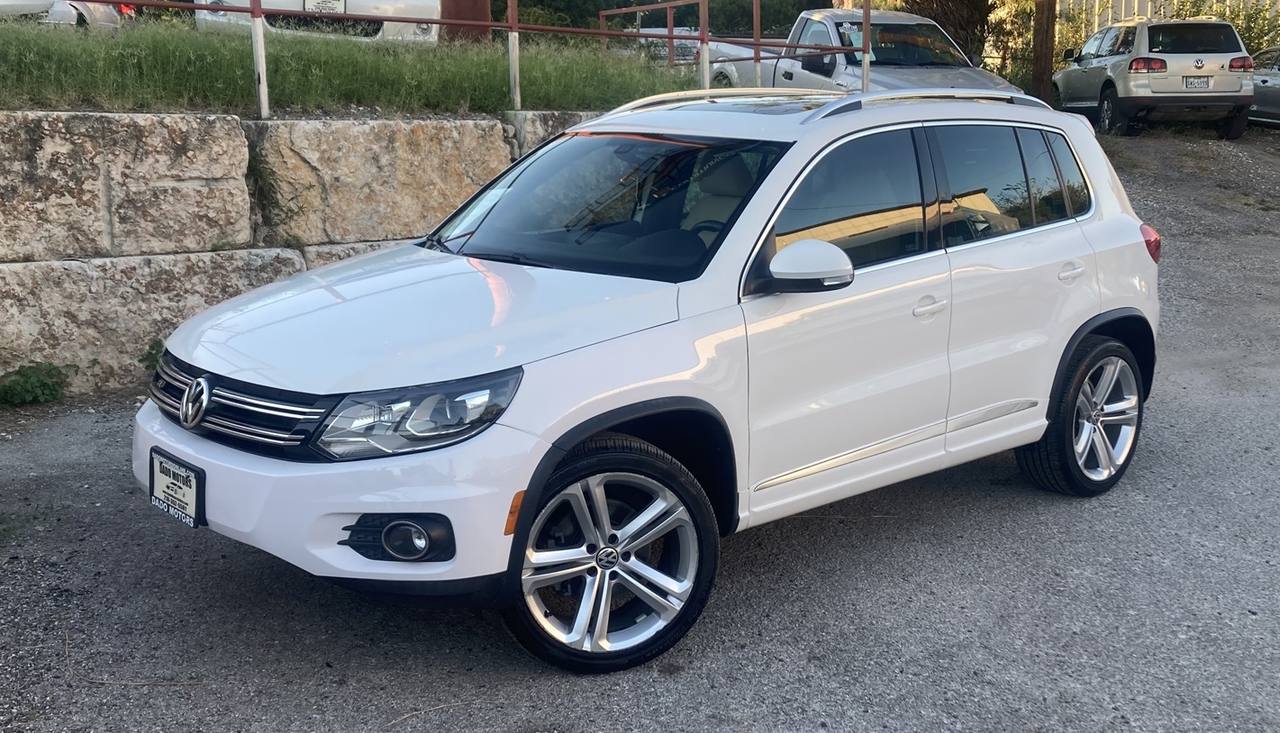 White 2014 Volkswagen Tiguan SUV / Crossover Front-Wheel Drive Automatic