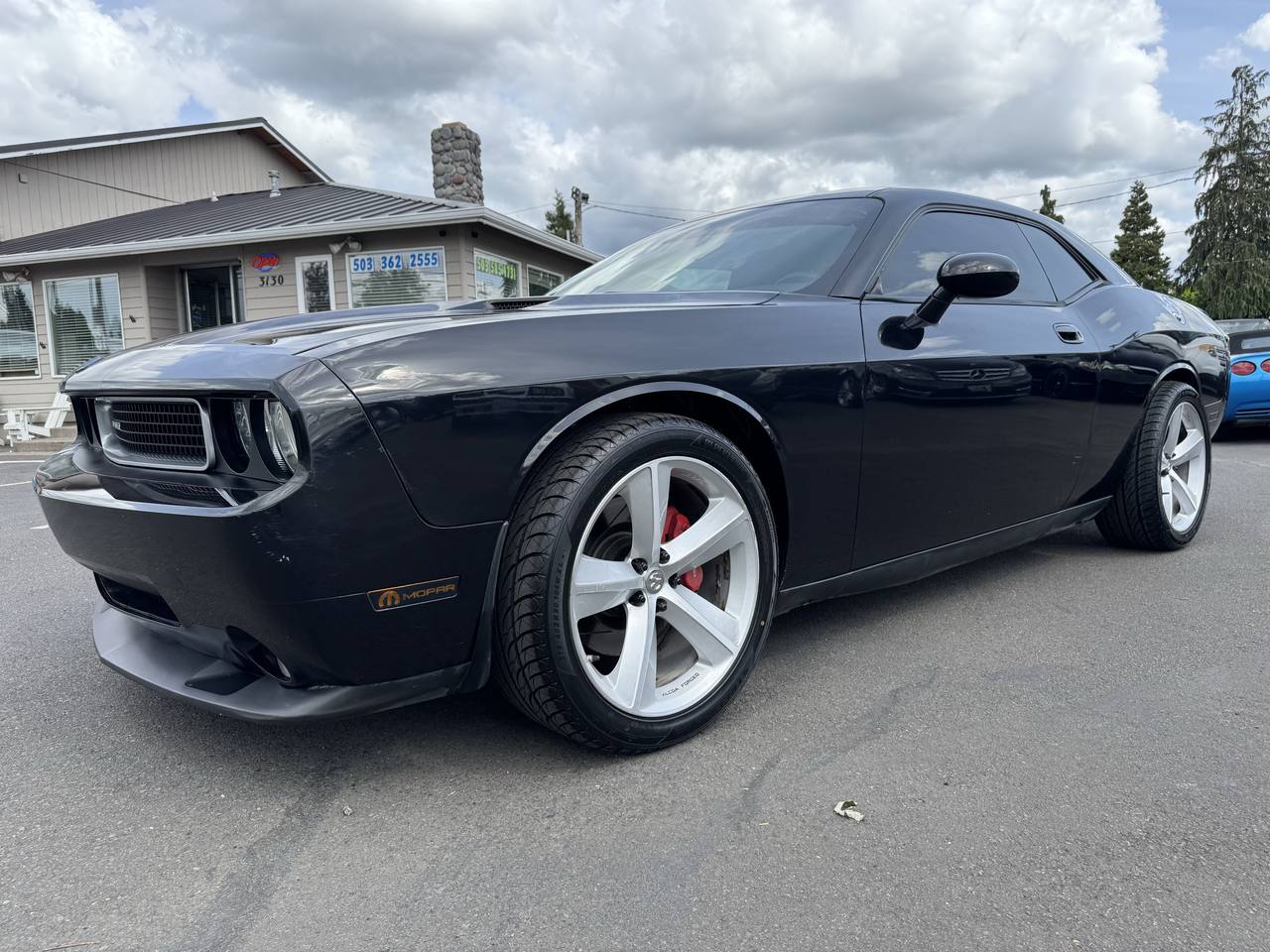 Black 2010 Dodge Challenger Coupe Rear-Wheel Drive Manual