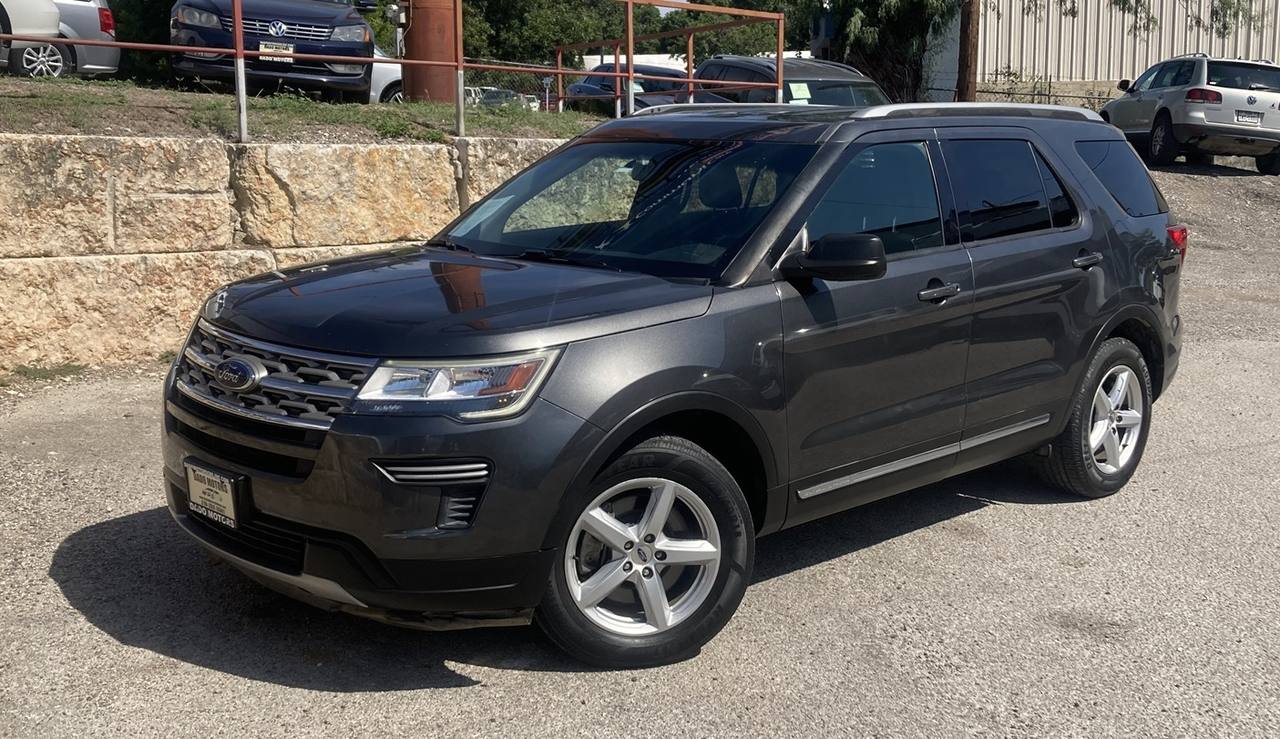 Gray 2018 Ford Explorer SUV / Crossover Front-Wheel Drive Automatic